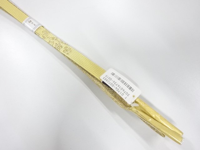 JAPANESE KIMONO / UNUSED KOREI HAND-TIED OBIJIME